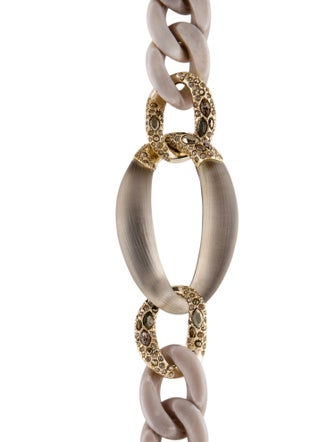 Alexis Bittar Neo Bohemian Pave Chain Station Necklace