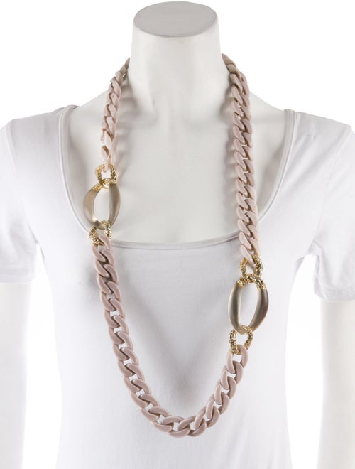 Alexis Bittar Neo Bohemian Pave Chain Station Necklace