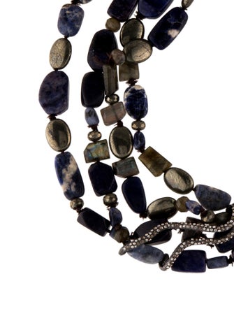Alexis Bittar Crystal Encrusted Multi-Strand Necklace