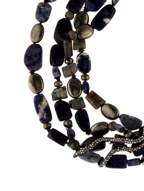 Alexis Bittar Crystal Encrusted Multi-Strand Necklace