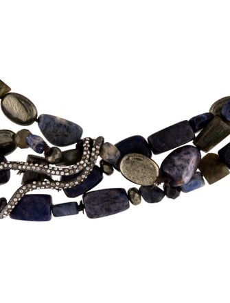 Alexis Bittar Crystal Encrusted Multi-Strand Necklace