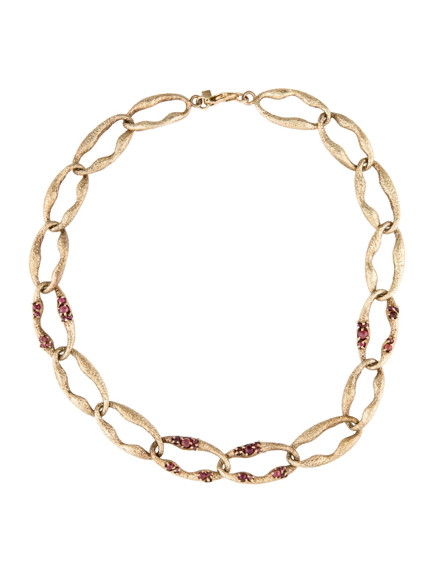 Alexis Bittar Textured Link Necklace