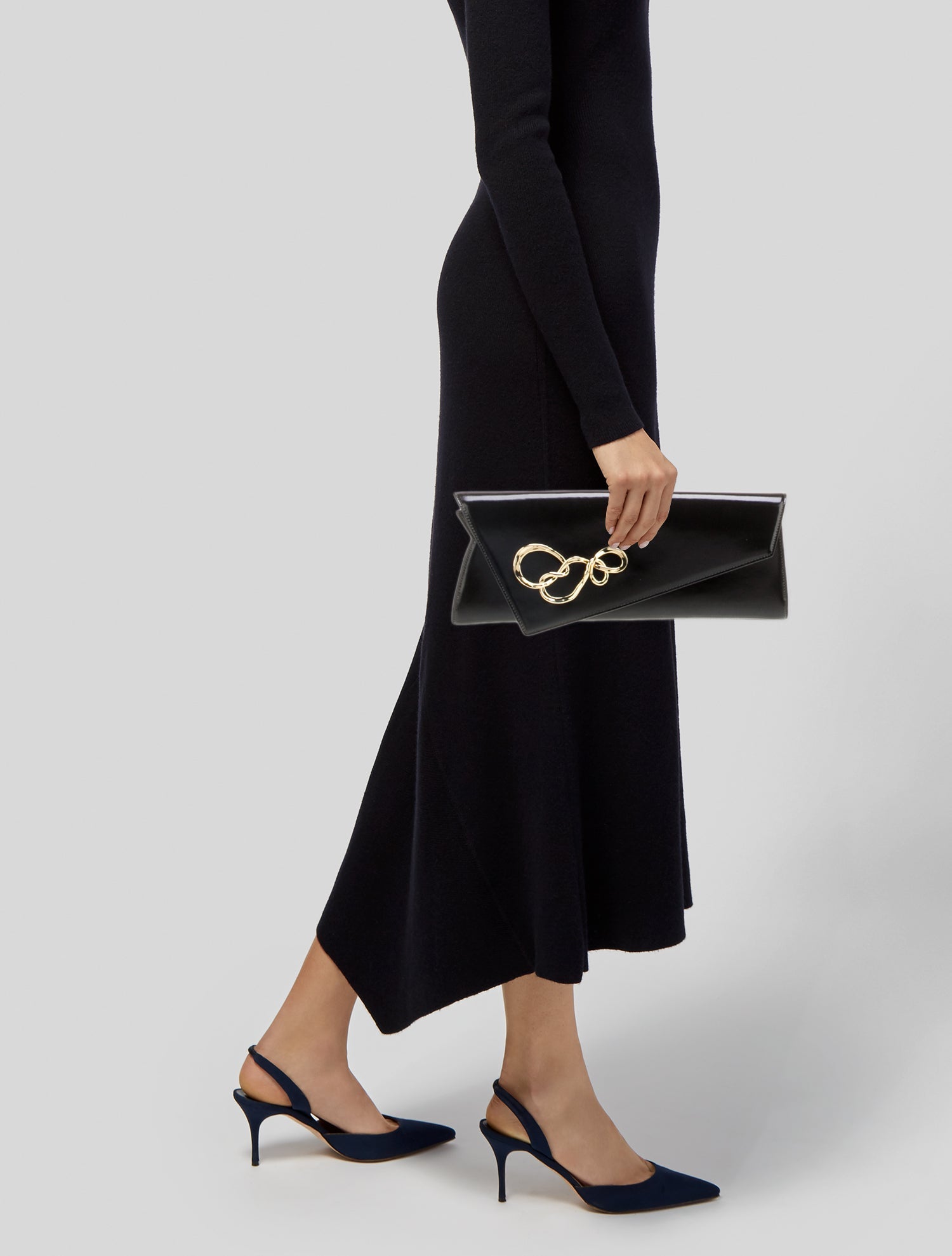 Alexis Bittar Patent Leather Clutch