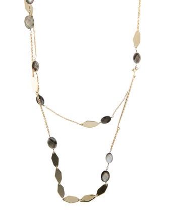Alexis Bittar Lucite Double Strand Necklace