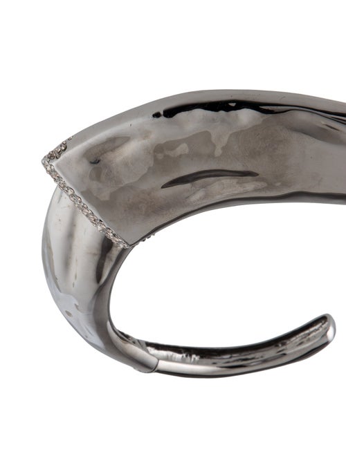 Alexis Bittar Crystal Encrusted Molten Choker Necklace