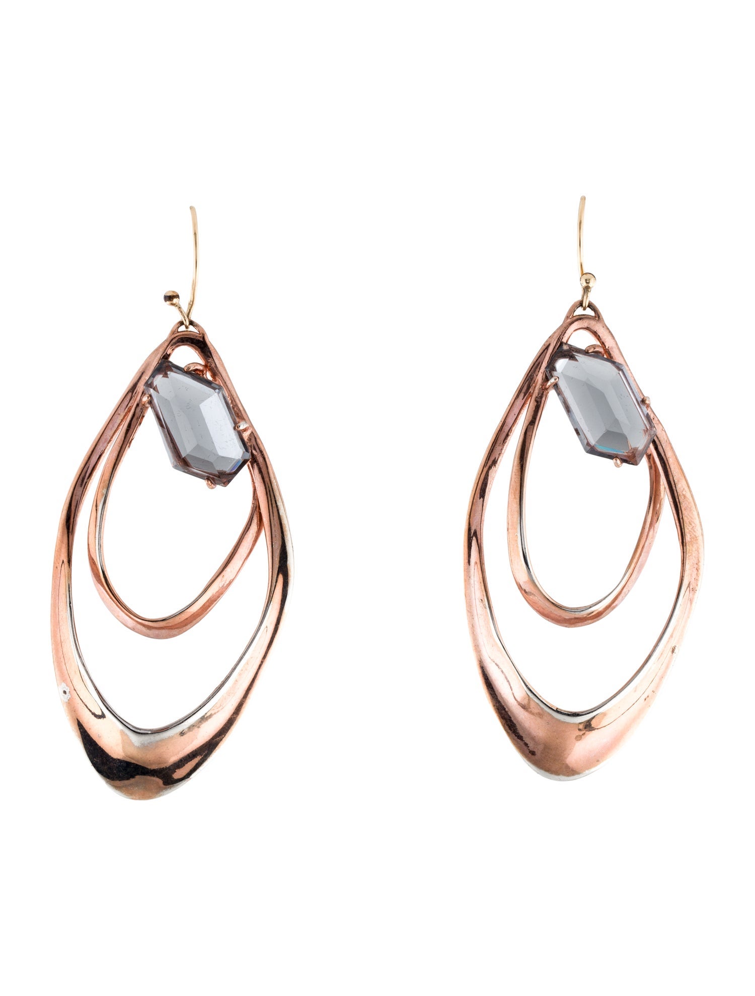 Alexis Bittar Orbiting Wire Drop Earrings