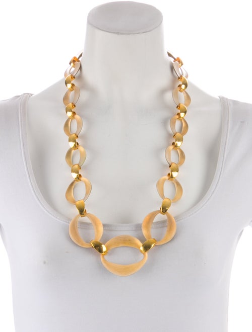 Alexis Bittar Lucite Link Necklace