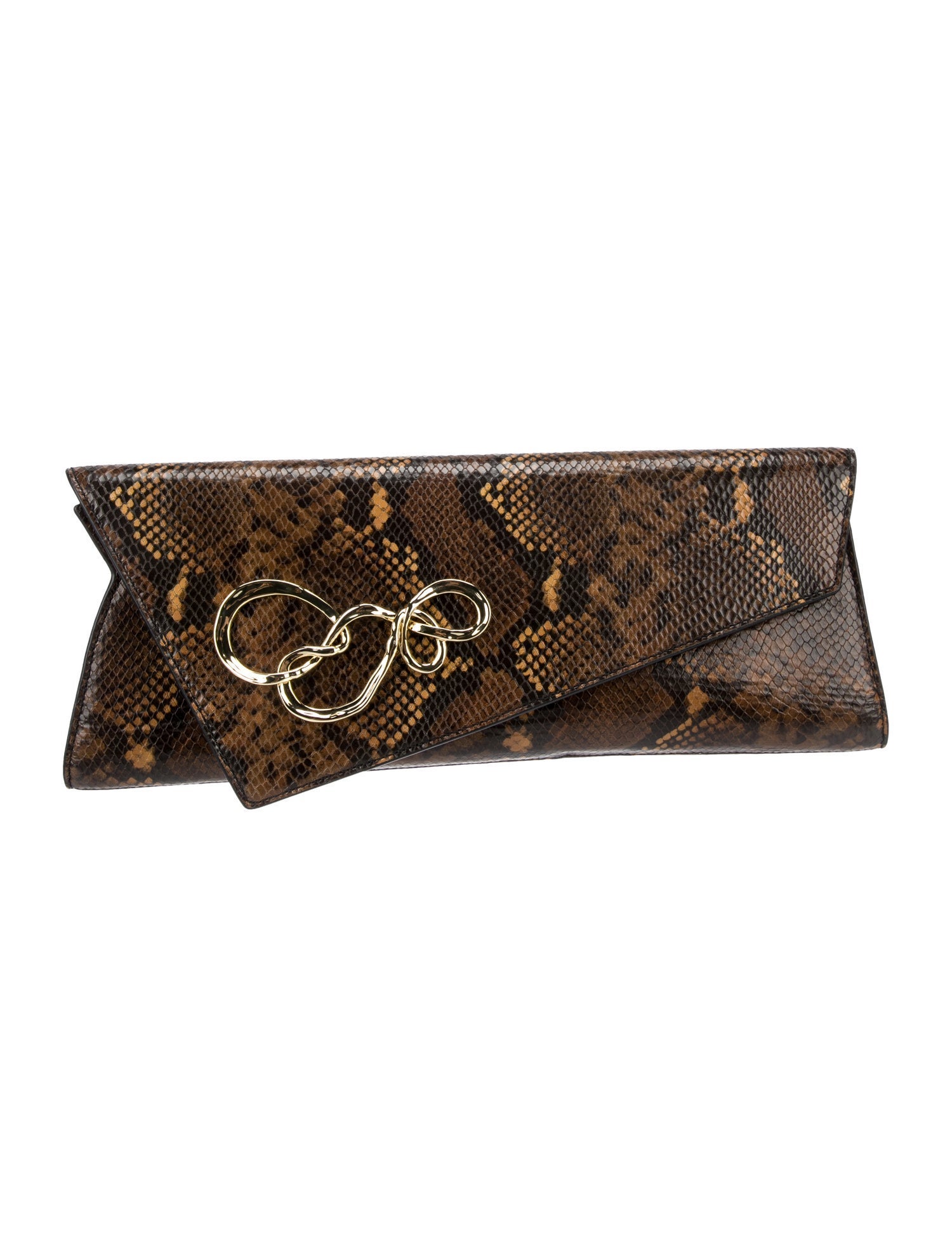 Alexis Bittar Embossed Leather Clutch w/ Tags
