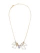Alexis Bittar Crystal Segmented Pendant Necklace