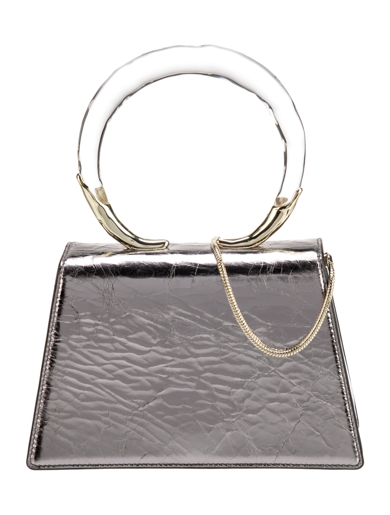 Alexis Bittar Leather Top Handle Bag