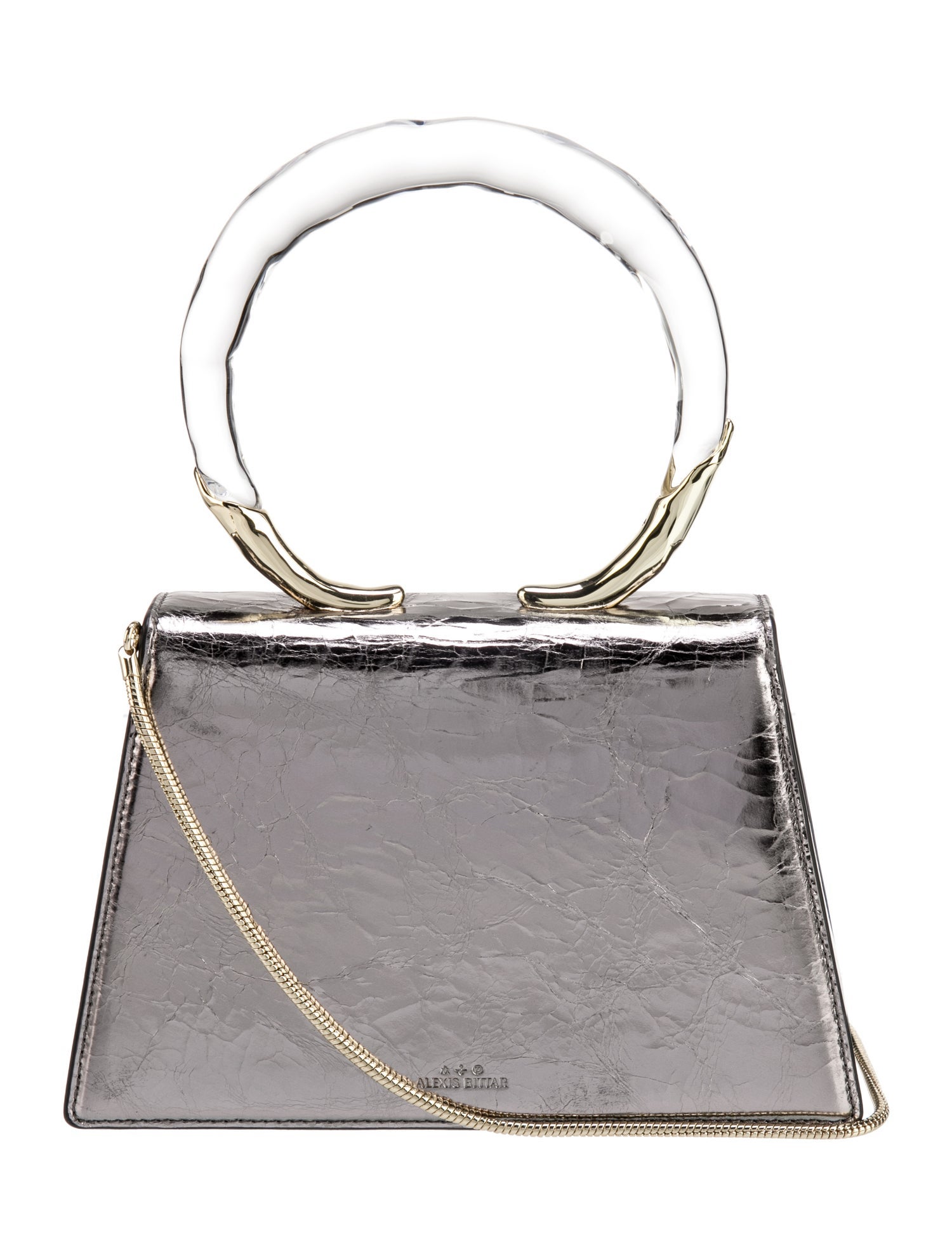 Alexis Bittar Leather Top Handle Bag
