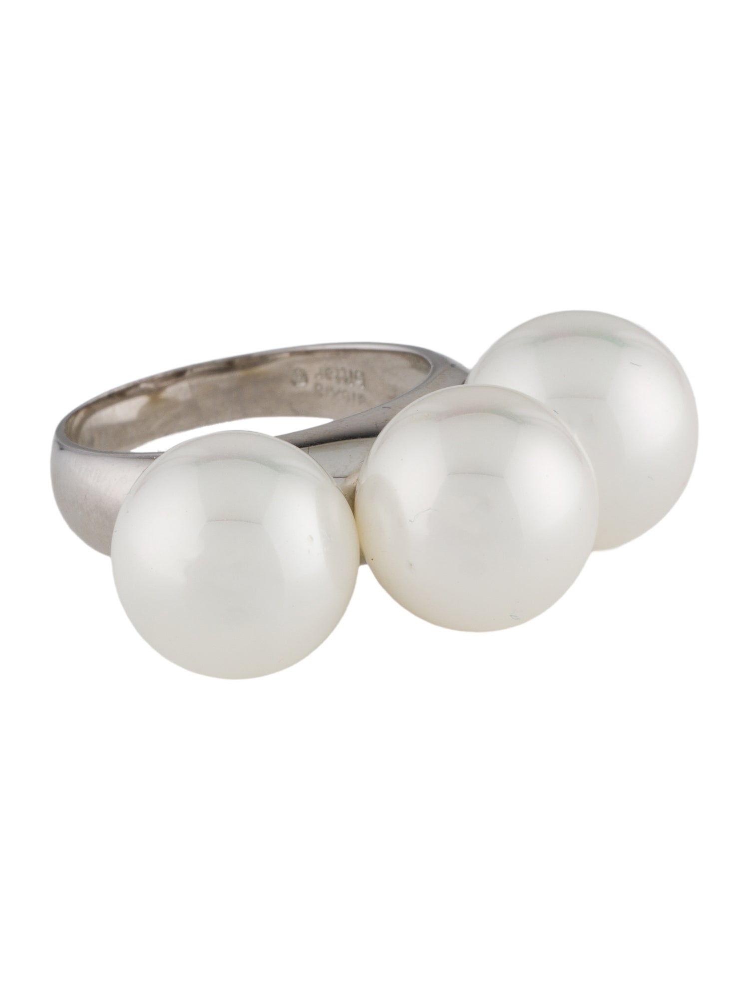 Alexis Bittar Faux Pearl Cocktail Ring