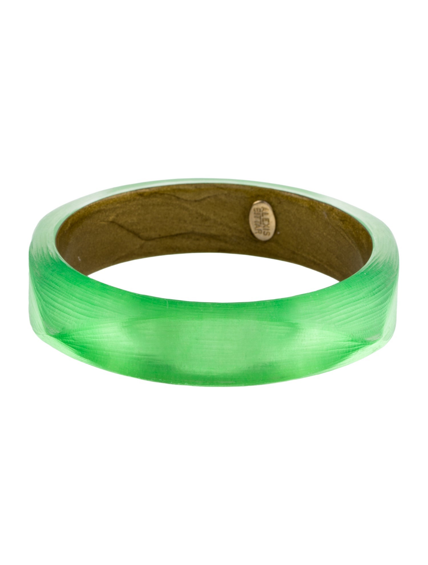 Alexis Bittar Lucite Soft Squared Bangle Bracelet