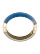 Alexis Bittar Lucite Two-Tone Hinged Bangle Bracelet