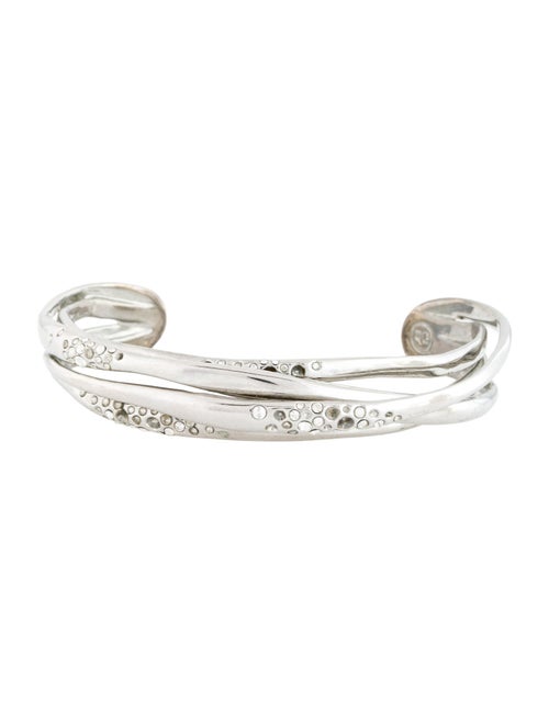 Alexis Bittar Crystal Encrusted Orbiting Cuff Bracelet