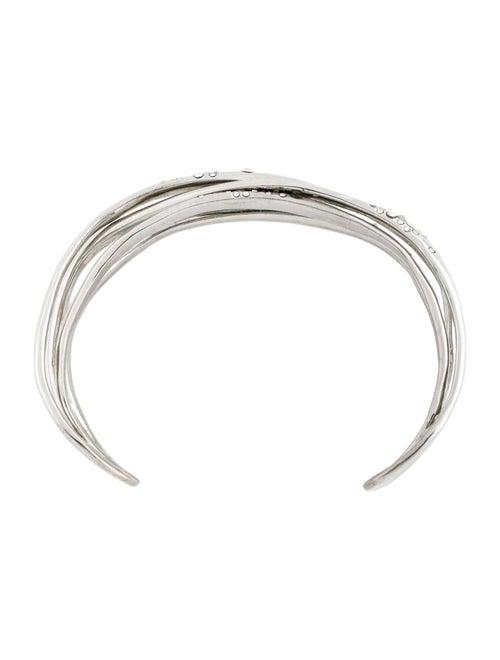 Alexis Bittar Crystal Encrusted Orbiting Cuff Bracelet