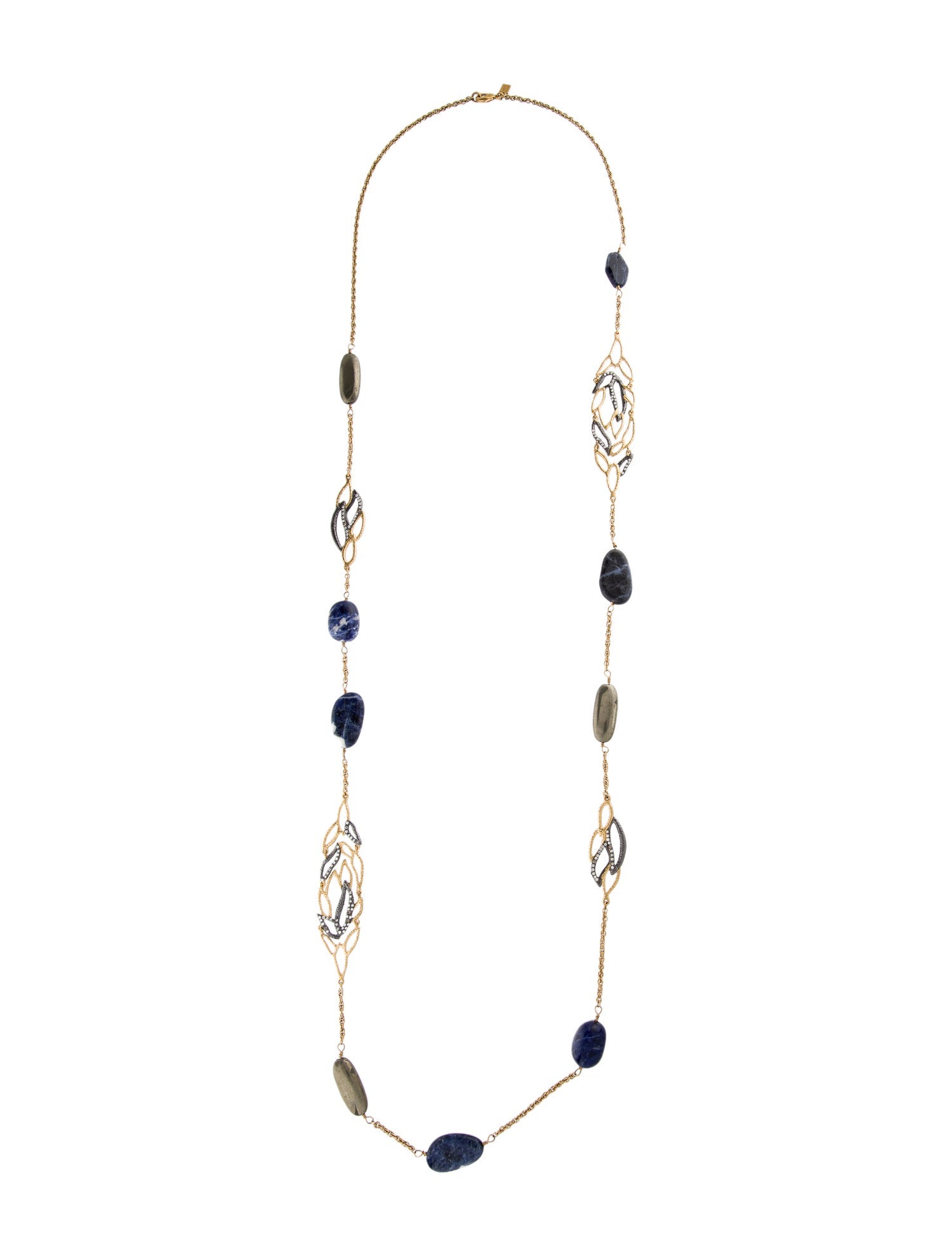 Alexis Bittar Multistone & Crystal Station Necklace
