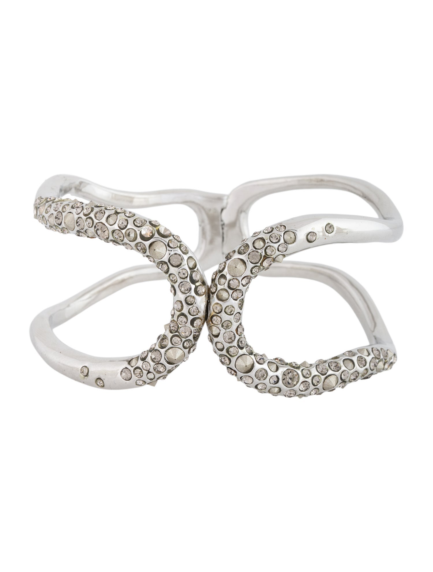 Alexis Bittar Crystal Miss Havisham Hinged Cuff