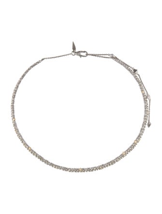 Alexis Bittar Crystal Encrusted Spike Choker