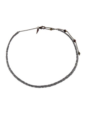Alexis Bittar Crystal Encrusted Spike Choker