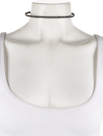 Alexis Bittar Crystal Encrusted Spike Choker