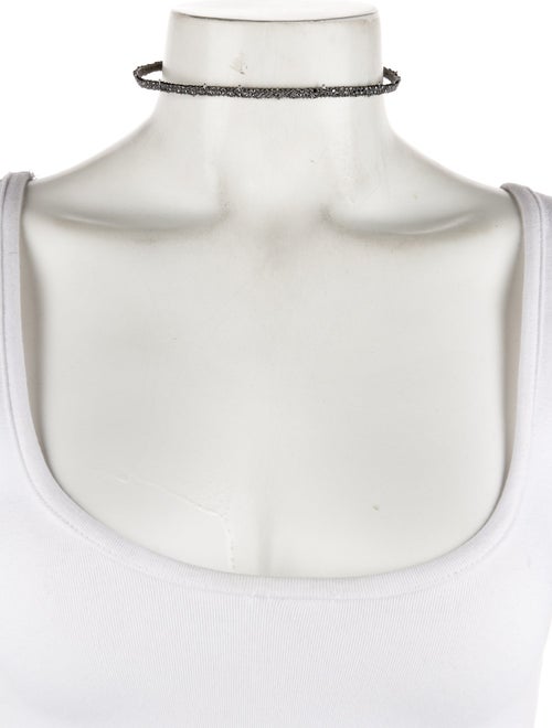 Alexis Bittar Crystal Encrusted Spike Choker