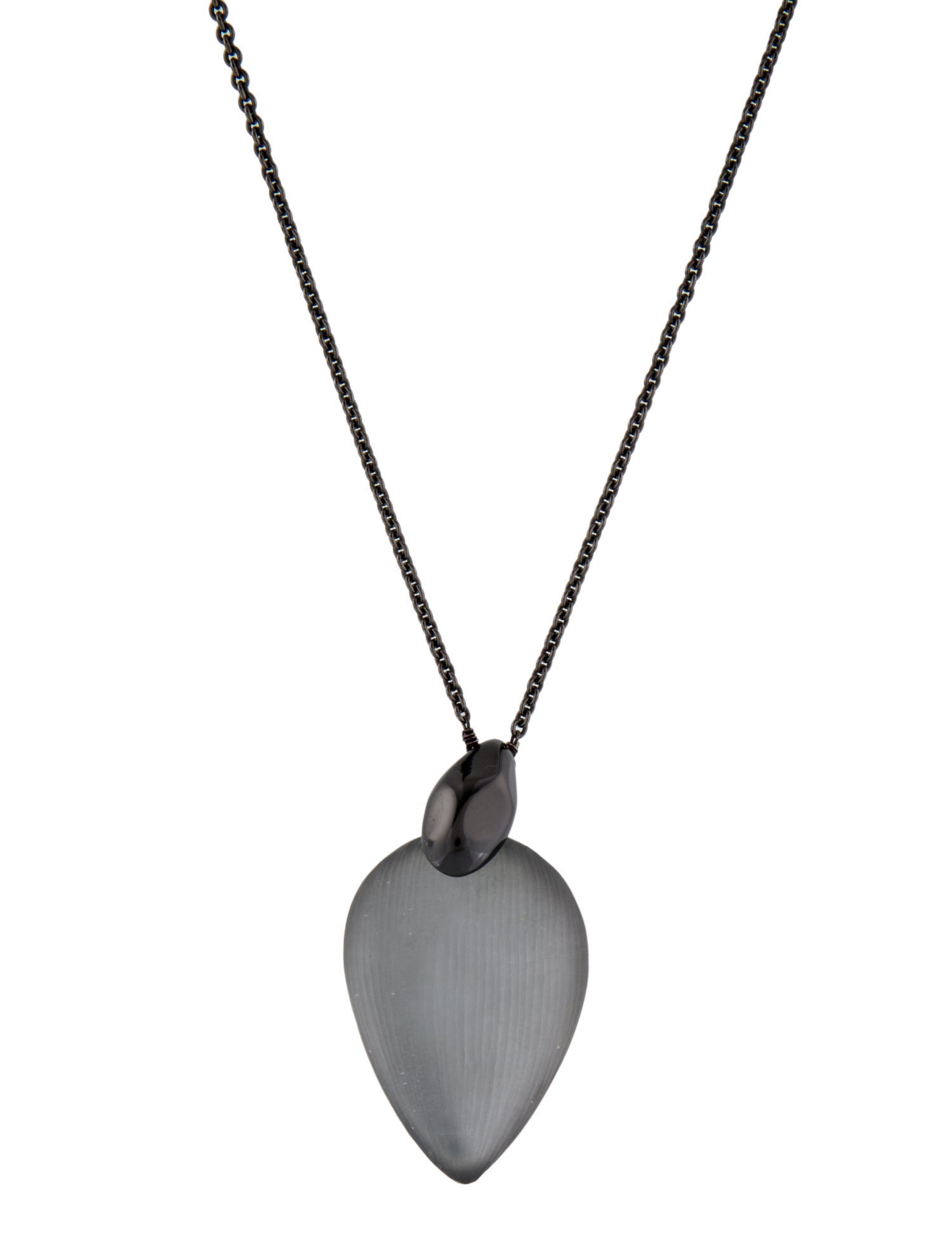 Alexis Bittar Lucite Pendant Necklace