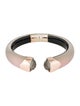 Alexis Bittar Lucite & Crystal Hinged Cuff Bracelet