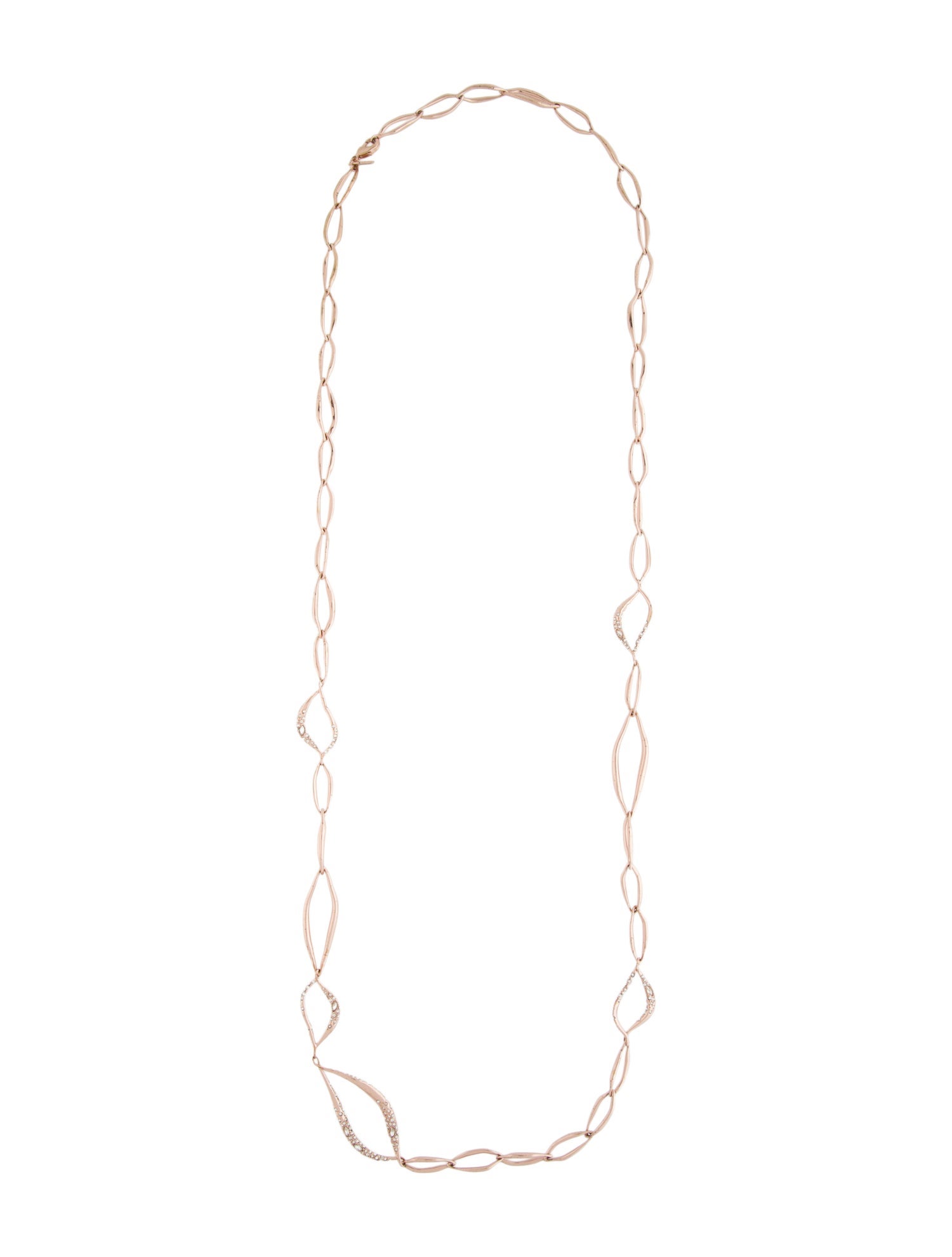 Alexis Bittar Crystal 'Miss Havisham Jagged ' Long Link Necklace