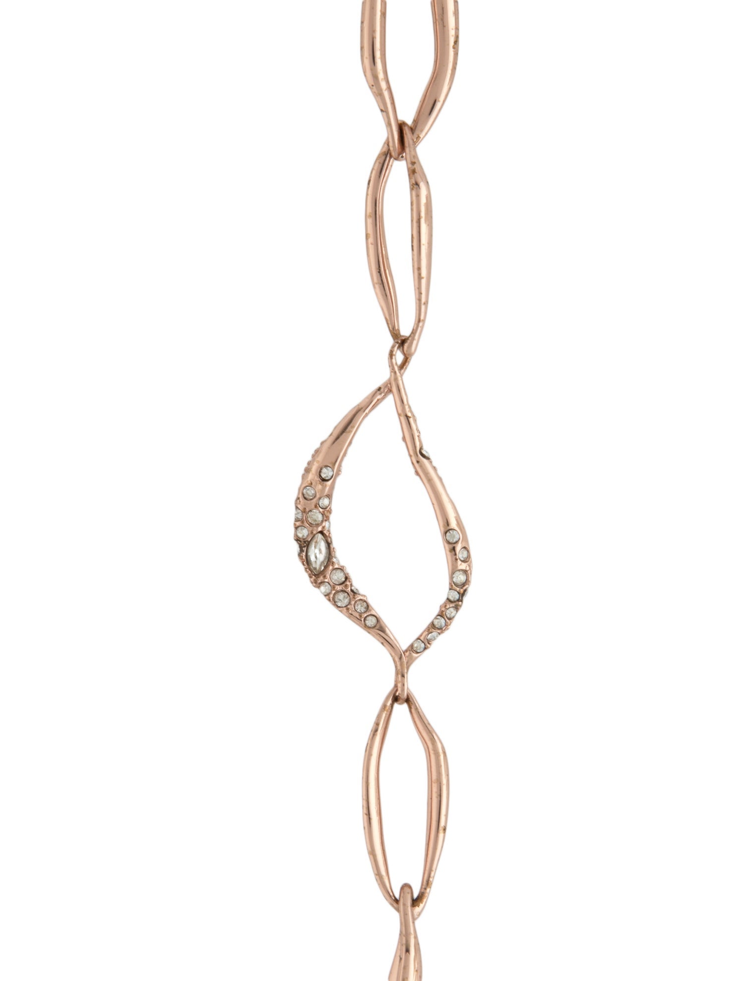 Alexis Bittar Crystal 'Miss Havisham Jagged ' Long Link Necklace