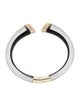Alexis Bittar Crystal & Lucite Hinge Cuff Bracelet
