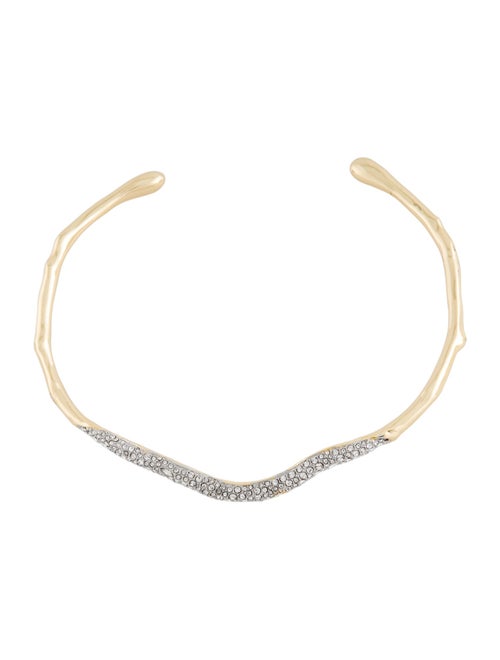 Alexis Bittar Solanales Crystal Skinny Collar Necklace