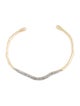 Alexis Bittar Solanales Crystal Skinny Collar Necklace