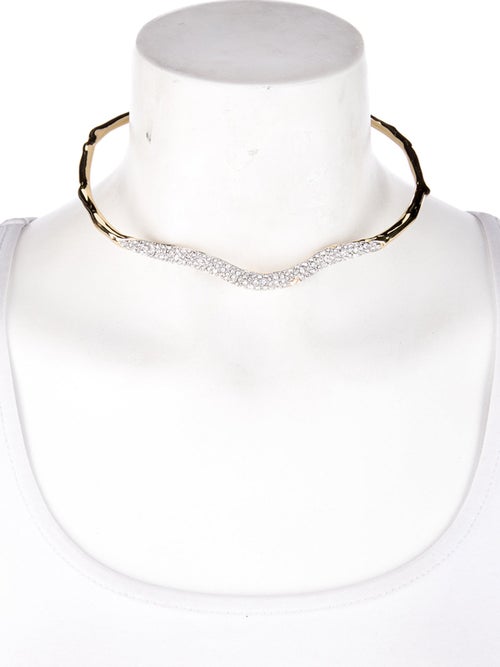 Alexis Bittar Solanales Crystal Skinny Collar Necklace