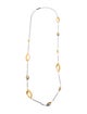 Alexis Bittar Crystal Encrusted Two-Tone Station Necklace