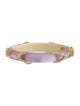 Alexis Bittar Lucite Pavé Crystal Vine Hinged Bangle Bracelet