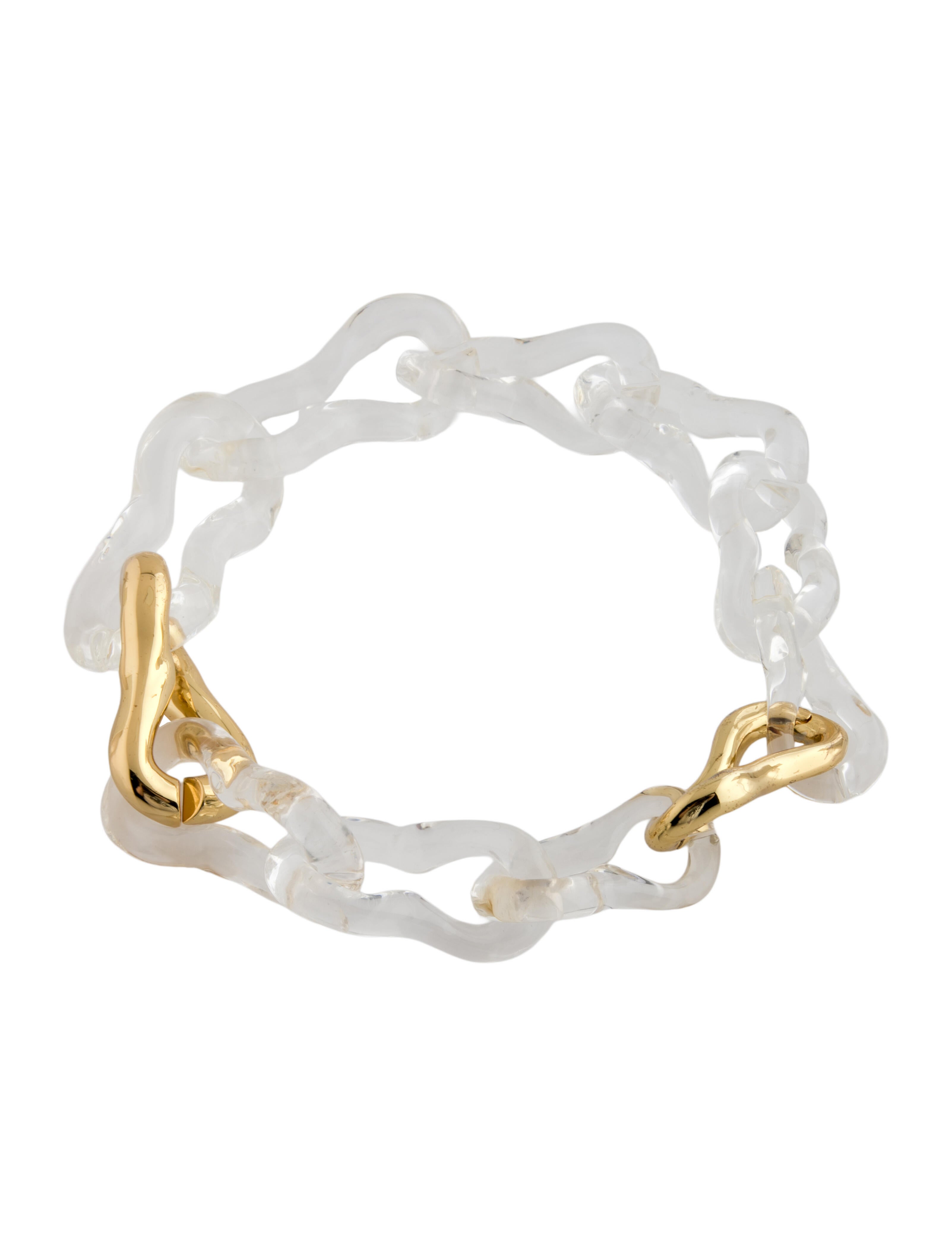 Alexis Bittar Liquid Lucite Link Necklace