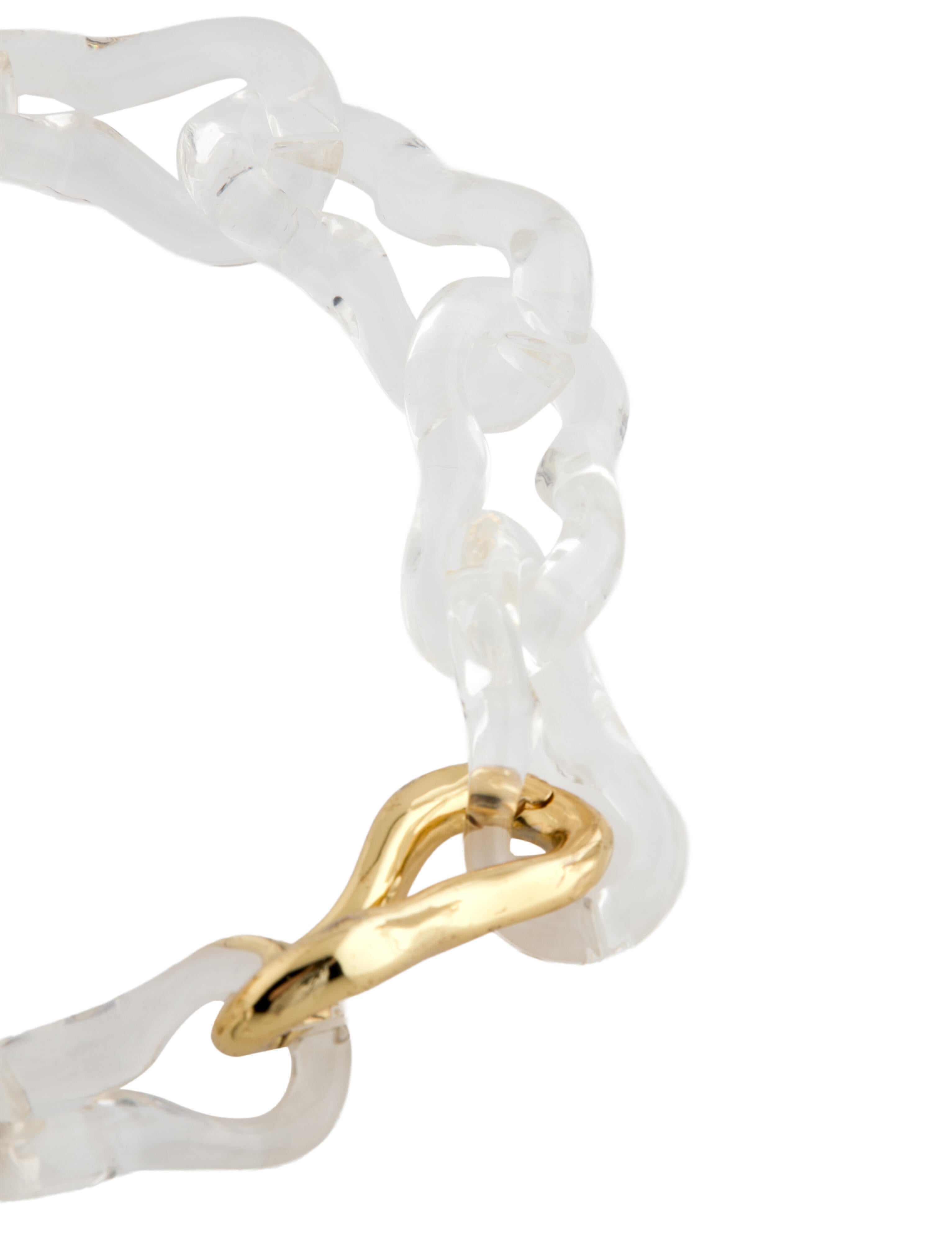 Alexis Bittar Liquid Lucite Link Necklace