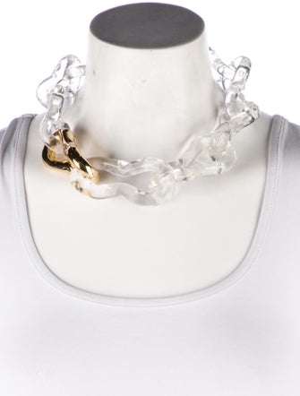 Alexis Bittar Liquid Lucite Link Necklace
