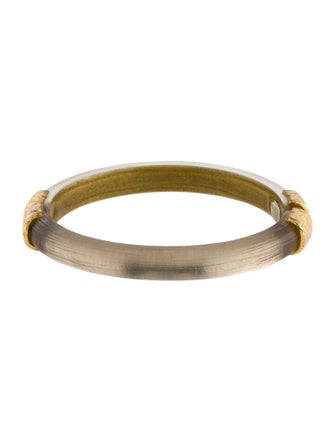 Alexis Bittar Lucite Hinged Bangle Bracelet