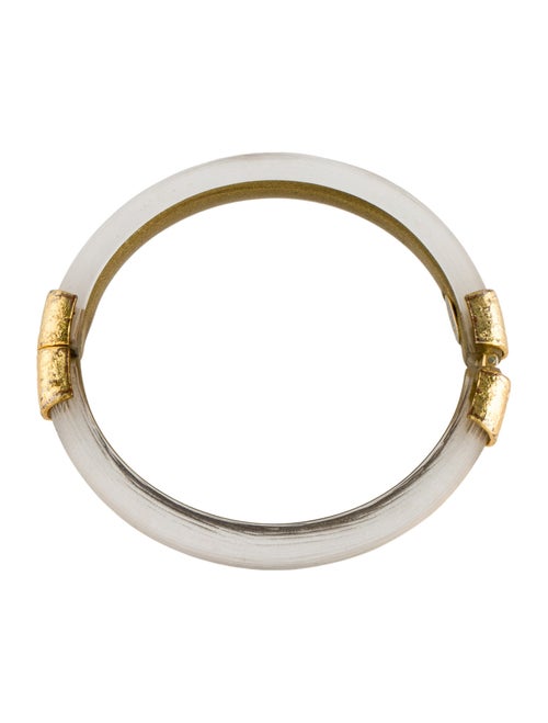 Alexis Bittar Lucite Hinged Bangle Bracelet