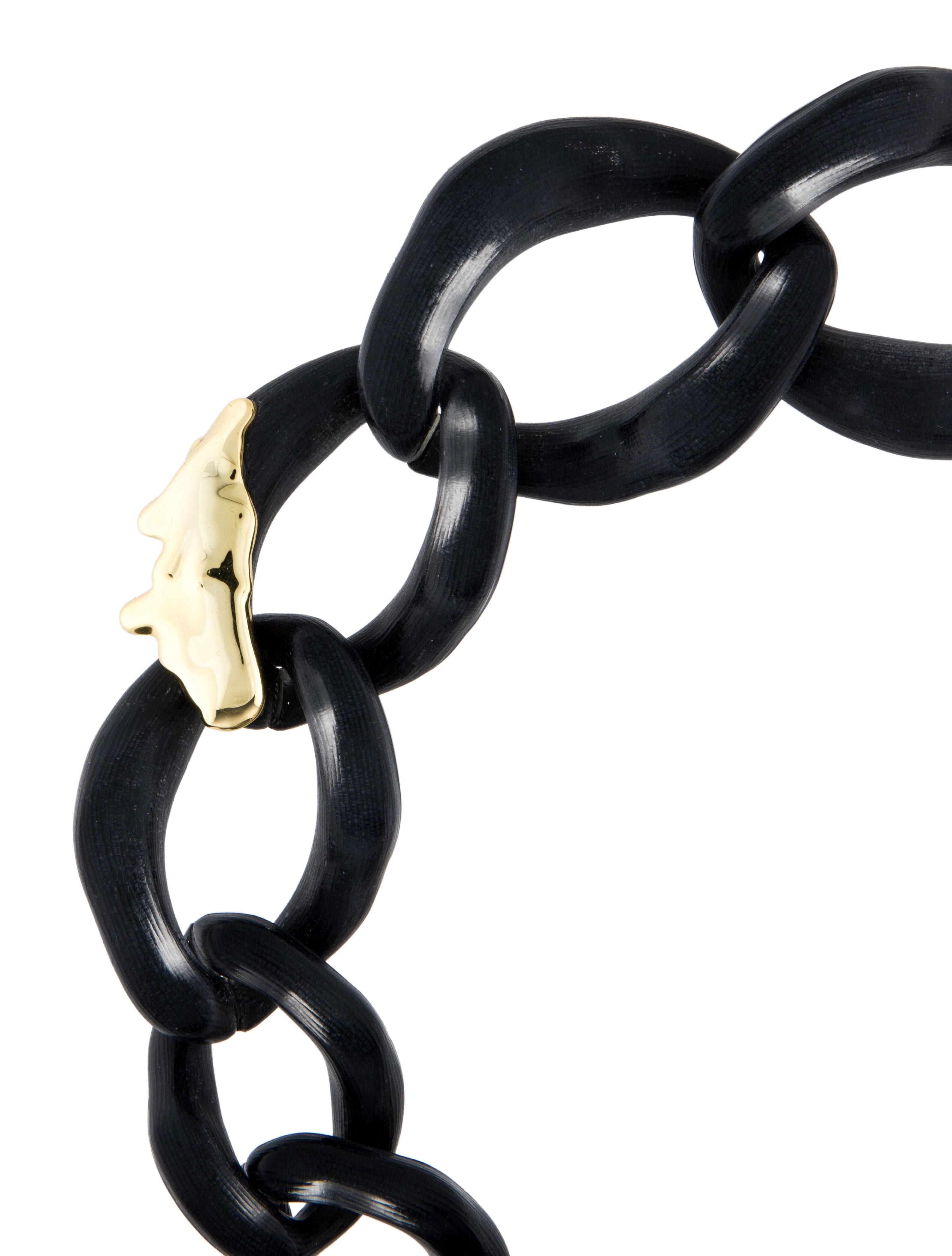 Alexis Bittar XL Lucite Chain Necklace