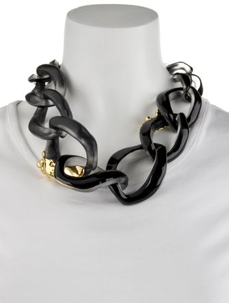 Alexis Bittar XL Lucite Chain Necklace