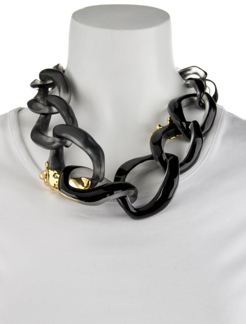 Alexis Bittar XL Lucite Chain Necklace