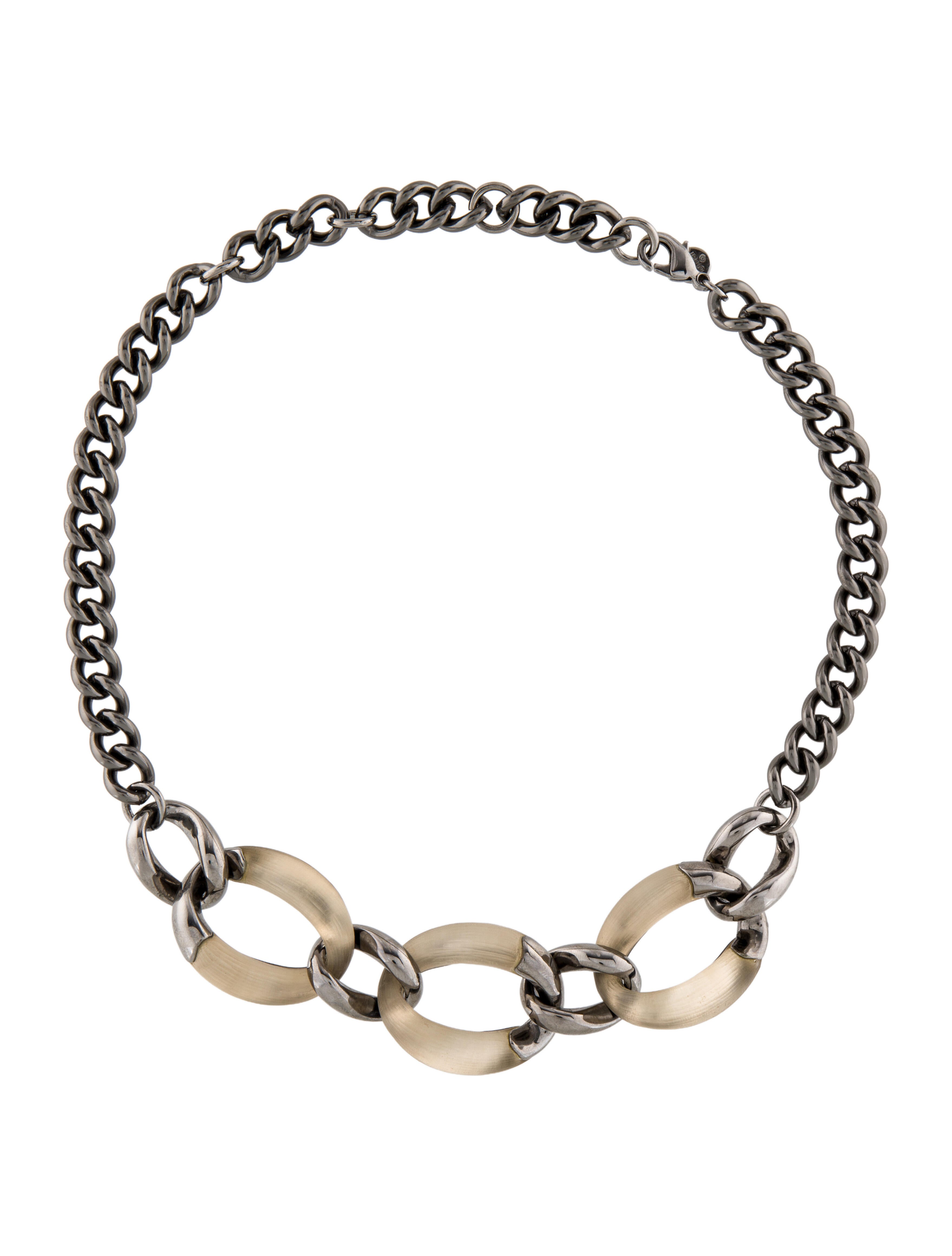 Alexis Bittar Lucite Link Necklace