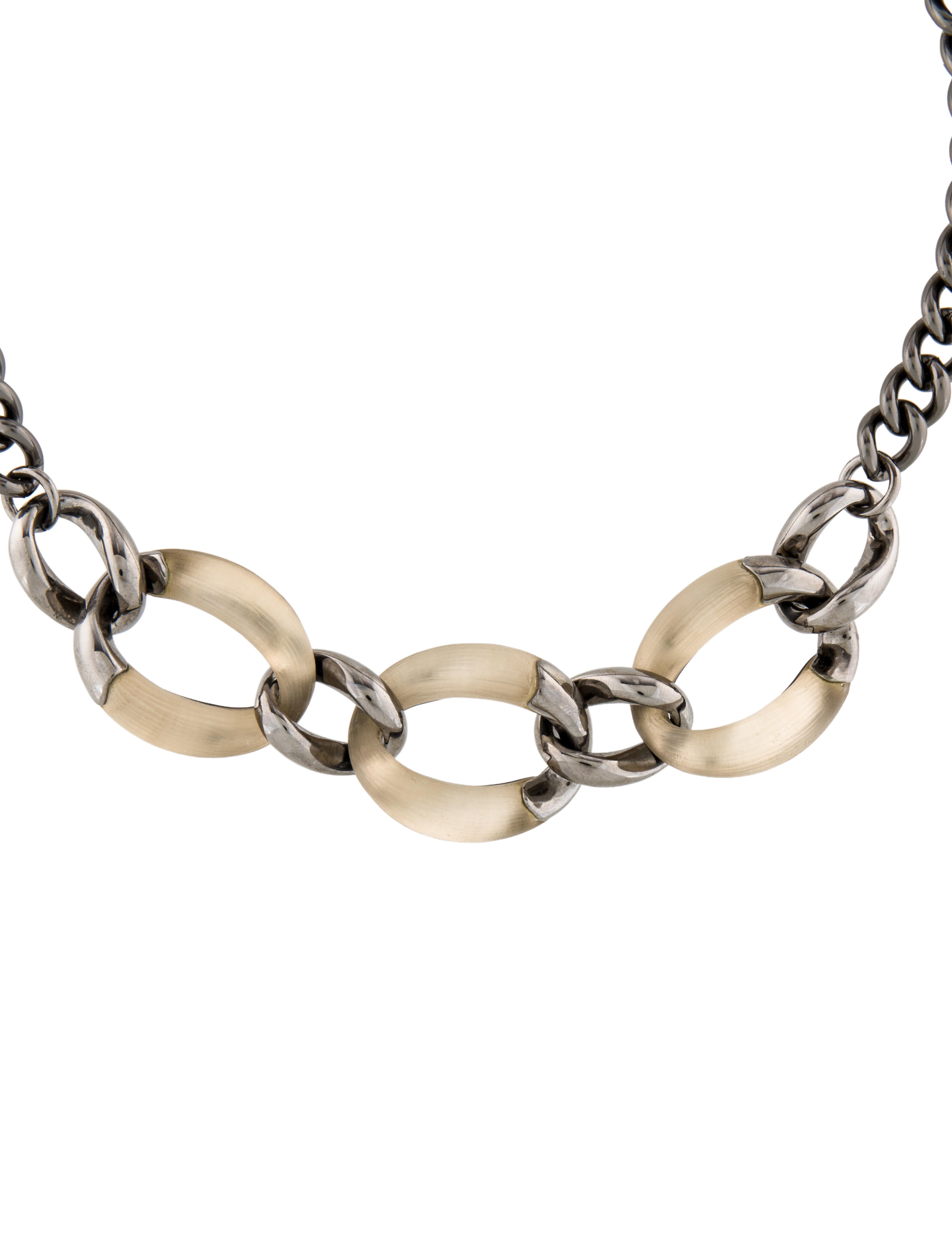 Alexis Bittar Lucite Link Necklace