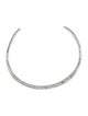 Alexis Bittar Crystal Encrusted Thin Collar Necklace