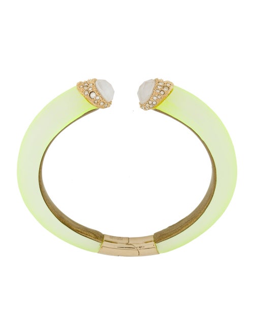 Alexis Bittar Crystal & Lucite Cuff Bracelet