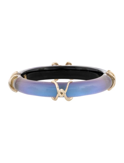 Alexis Bittar Lucite Hinged Bangle Bracelet