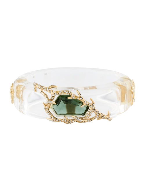 Alexis Bittar Crystal Viney Lucite Bangle